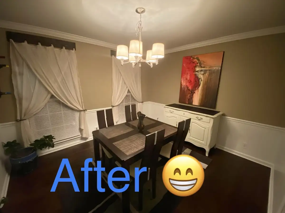 Professional dining room restoration after water damage in Pompano Beach