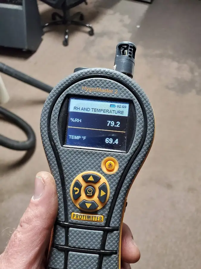 Moisture meter humidity assessment for Fire & Smoke Damage Restoration in Pompano Beach